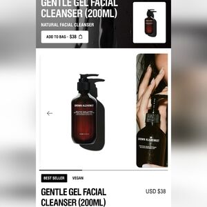 Grown Alchemist Natural Facial Cleanser - Black Bottle